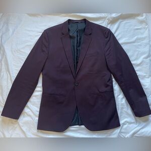 H&M Men's Dark Purple Blazer